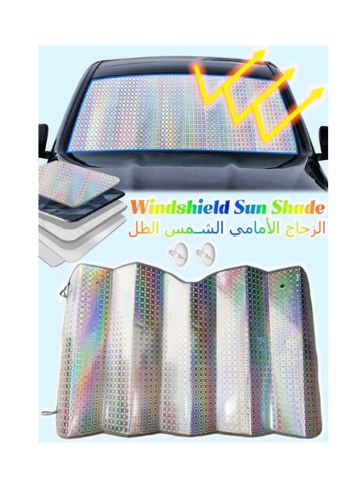 Sunshade Foldable Car Sunshade – Heat & UV Protection Windshield Reflector - Image 4