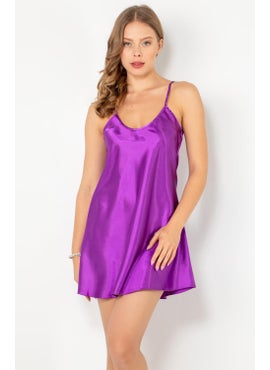 Miorre Thin Strap Mini Satin Nightgown  - Image 1