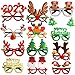 CCINEE CCINEE Christmas Glasses Frames for Happy New Year Celebration, Holiday Costume Eyewear Supplies Decoration for Xmas  - Image 2