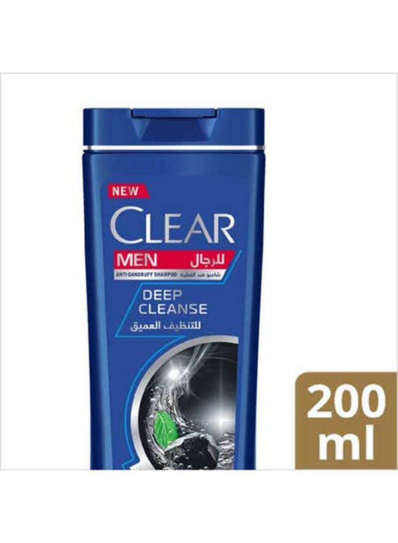 Clear Hair Shampoo Deep Cleanse With Charcoal + Mint 200 ml