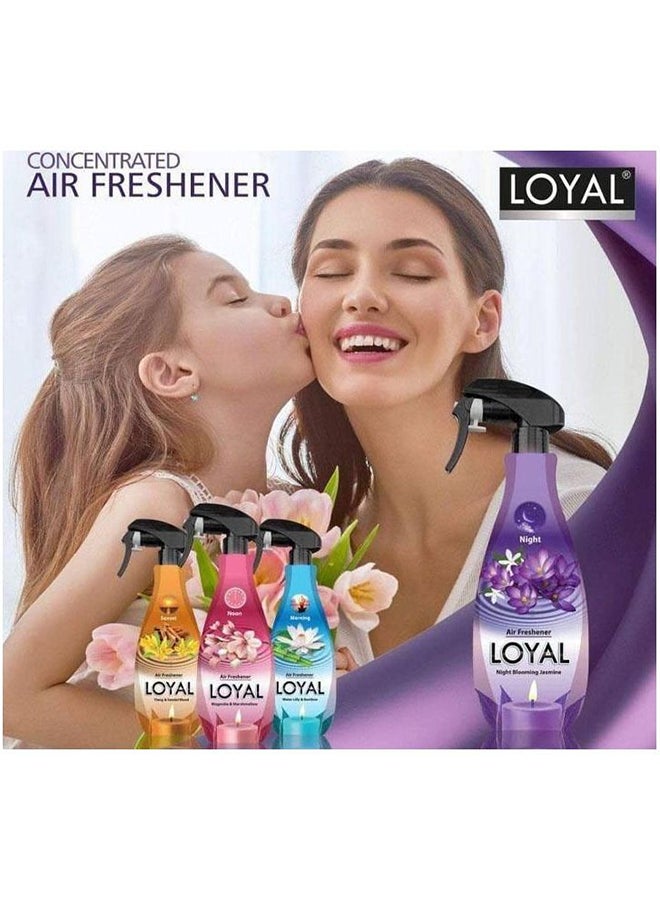 loyal معطر جو مركز برائحة خشب اليلانج وخشب الصندل من لويال للمنزل والمكتب وداخل السيارة، 450 مل، عند غروب الشمس - Image 3