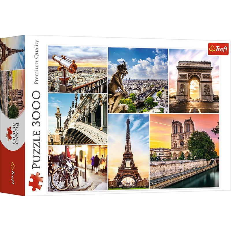 Trefl - Magic of Paris Puzzle 3000 Pieces - 33065 - Image 1