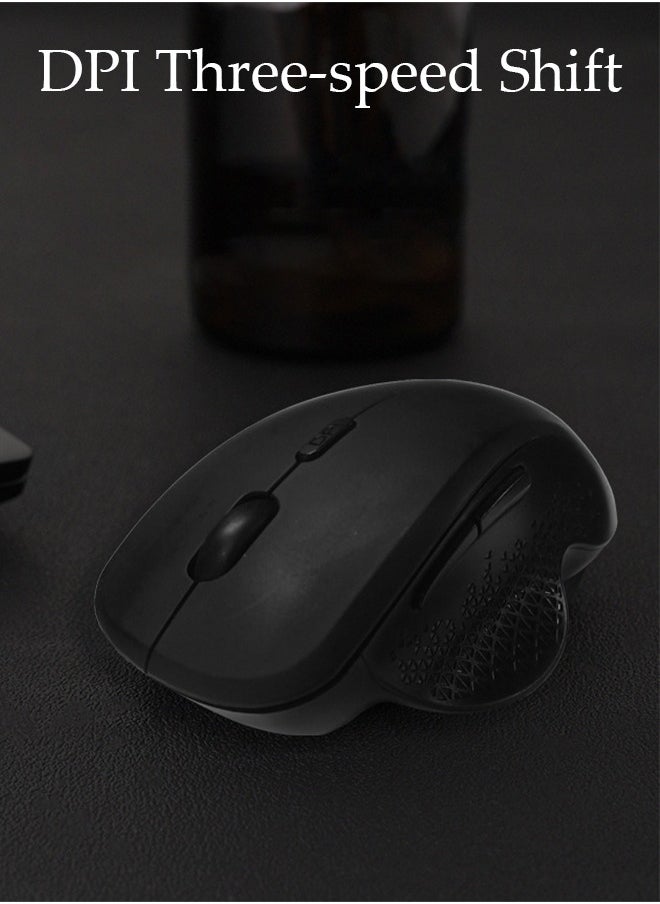 DUNISO - Bluetooth Mouse Wireless Mouse with 6 Buttons 3 Adjustable DPI Levels Ergonomic Computer Mouse for Laptop Computer Mac PC Windows Chromebook Notebook - Image 1