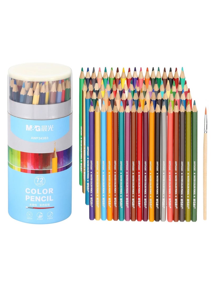 ام اند جي M&G Chenguang Colored Pencils Set, 72pcs Drawing Color Pencil Water Soluble Art Supplies - No:AWP343B3 - Image 1