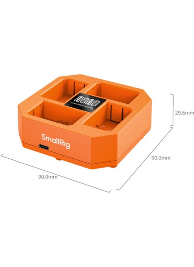 SMALLRIG SmallRig NP-FZ100 4-Channel Camera Battery Charger 4839  - Image 4