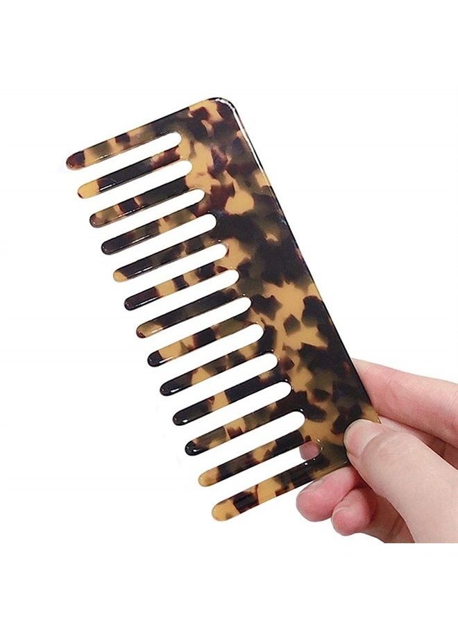 Teensery Acetate Hair Comb Wide Tooth Hair Comb Anti-Static Hairdressing Comb Hair Styling Tool for Women and Girls  - Image 1