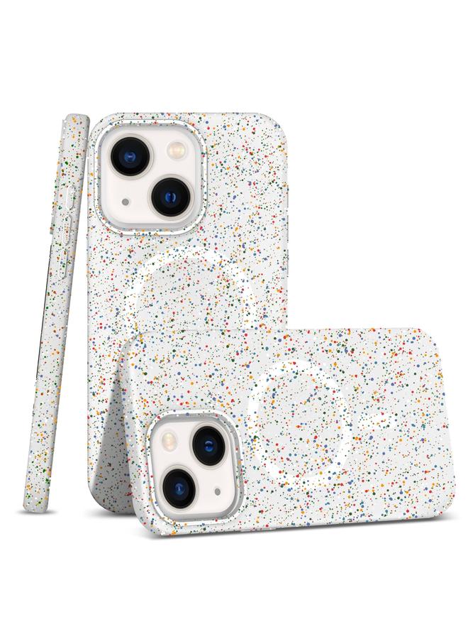 Zaboon Case For iPhone 13 Colorful Frosted Magsafe PC Hybrid TPU Phone Case - Image 1