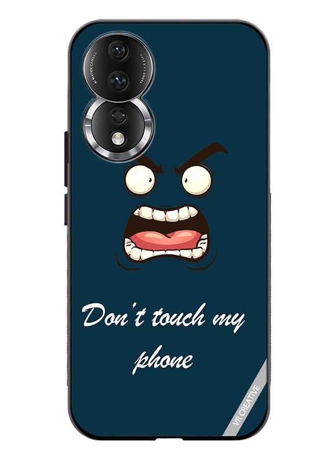 VR CREATIVE Protective Case Cover For Honor 80 Dont Touch My Phone Design Multicolour - Image 1