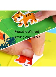 Generic Reusable Bubble Stickers, DIY Handheld Bubble Sticker Book,Stickers for Skateboard Guitar Travel Case Animal Sticker Door Luggage Car Bike Bicycle for Kids Teens Girls Adults  - Image 2