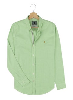 Green plain cotton shirt - pzsku/Z8D593F4011E447F2FB97Z/45/_/1683726307/f956f5e1-9786-4554-9527-5bc4d08fc625