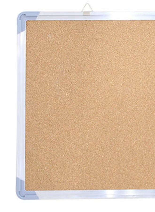 Generic Framed Bulletin Board Beige/Silver  - Image 5
