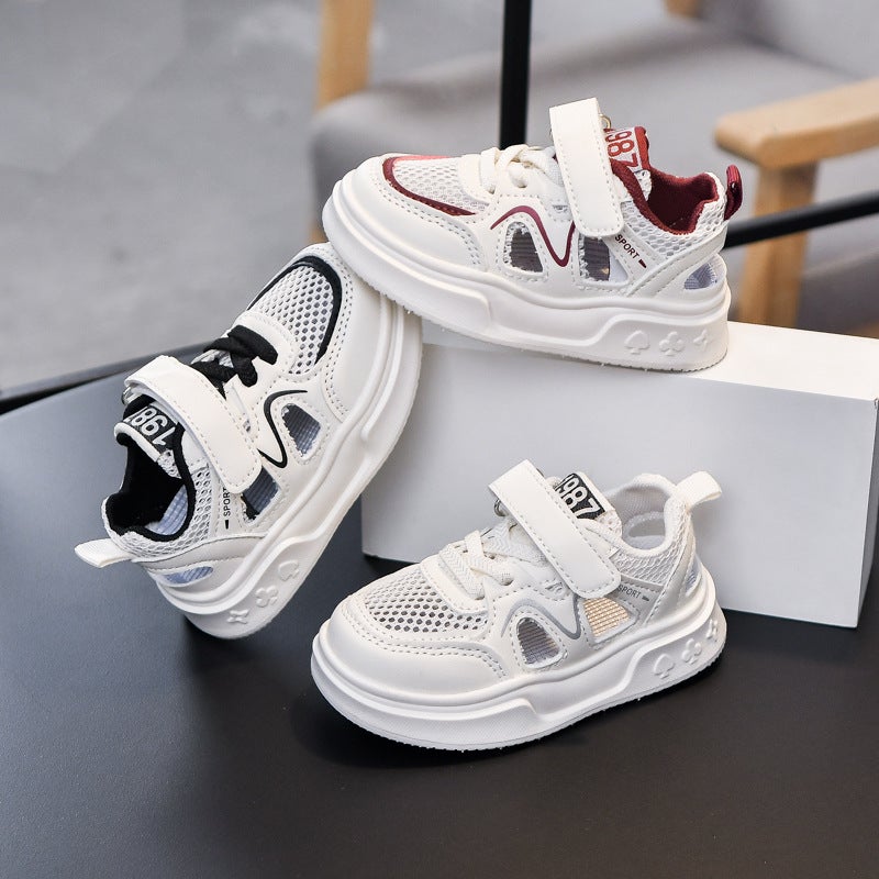 Mesh Sneakers Lightweight Flexible Sole Walking Shoes For Kids Indoor And Outdoor Activities - Image 2