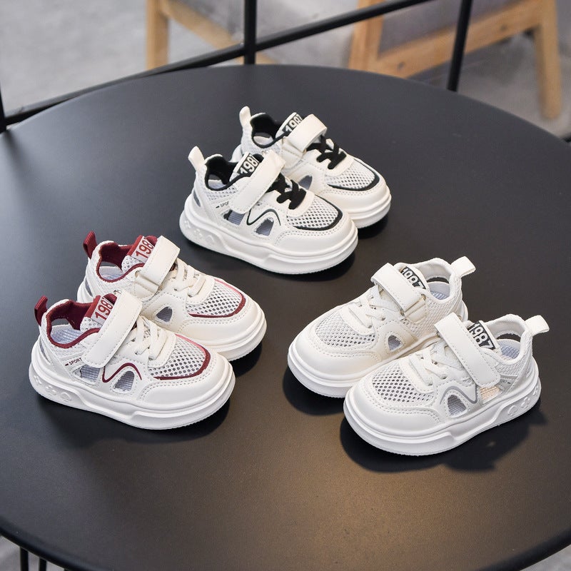 Mesh Sneakers Lightweight Flexible Sole Walking Shoes For Kids Indoor And Outdoor Activities - Image 4