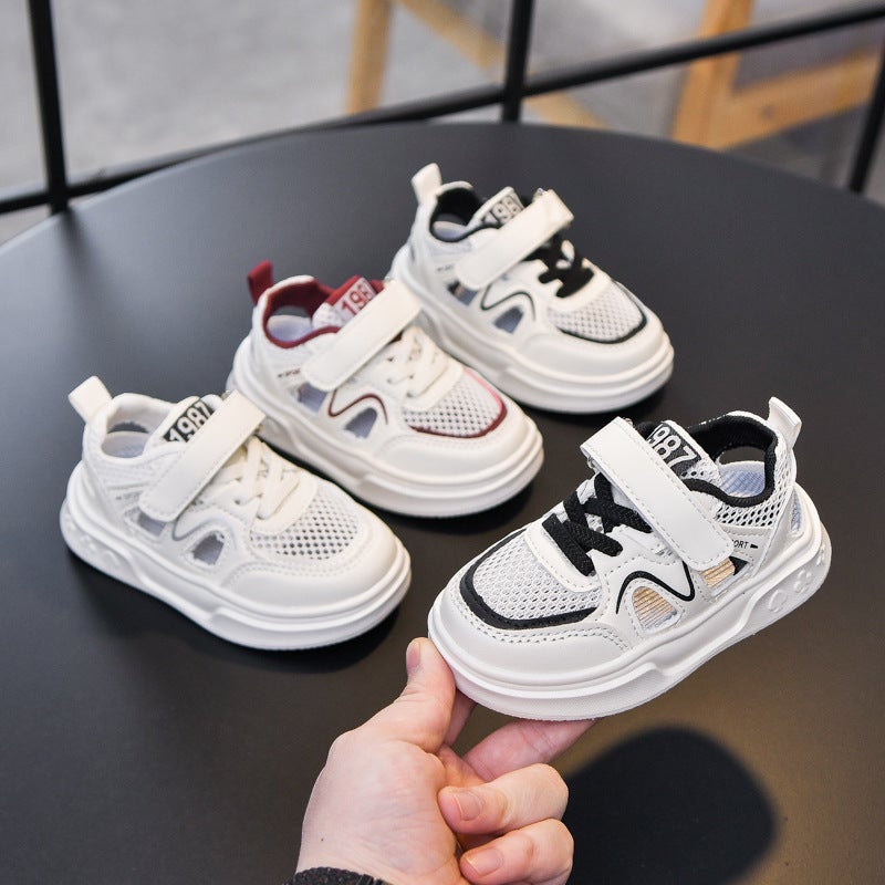 Mesh Sneakers Lightweight Flexible Sole Walking Shoes For Kids Indoor And Outdoor Activities - Image 3