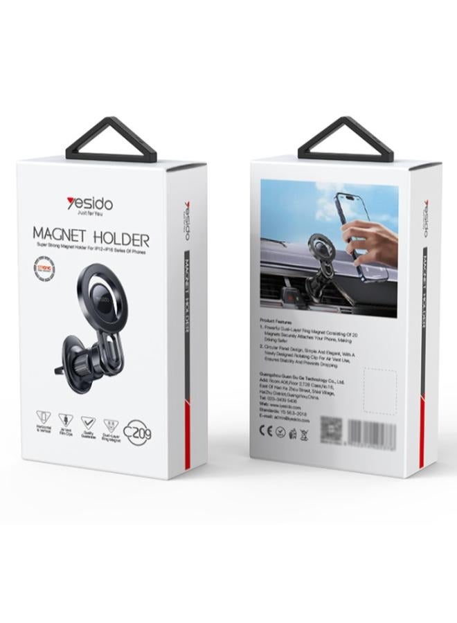 Yesido C209 360 Ratation Air Outlet MagPro Magnetic Car Phone Holder  - Image 5