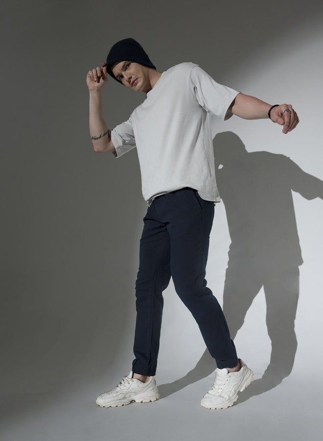 Hubberholme Men Navy Jogger - Comfortable and Stylish for Everyday Use - Image 3