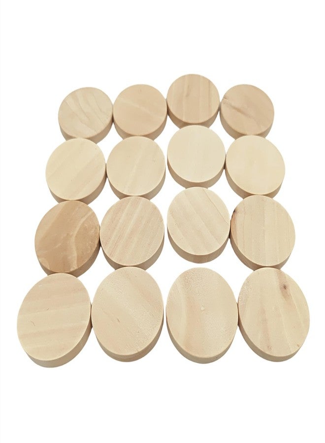 Anktily 100PCS Natural Wood Slices Blank Round Wooden Discs Unfinished Wood Circles Blank Wooden Ornaments for DIY Crafts (3cm) - Image 5