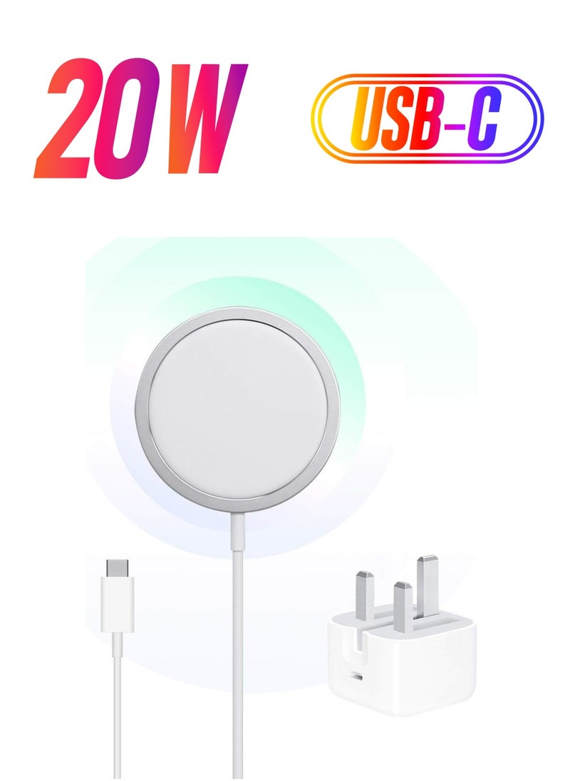 ELTRAZONE 20W Foldable Fast Charging Wall Adapter Compatible with Apple iPhone 12 Pro Max/11 Pro Max/SE, iPad  - Image 1