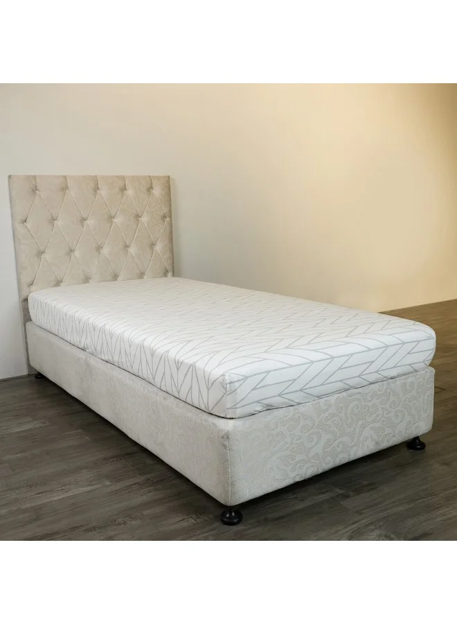 Home Box Malta Centrum Printed Cotton Single Fitted Sheet 200 x 33 x 90 cm