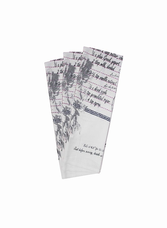 AIRWILL Cotton Kitchen Towels, Dishcloths, Wiping Cloths (Pack of 3 pcs)