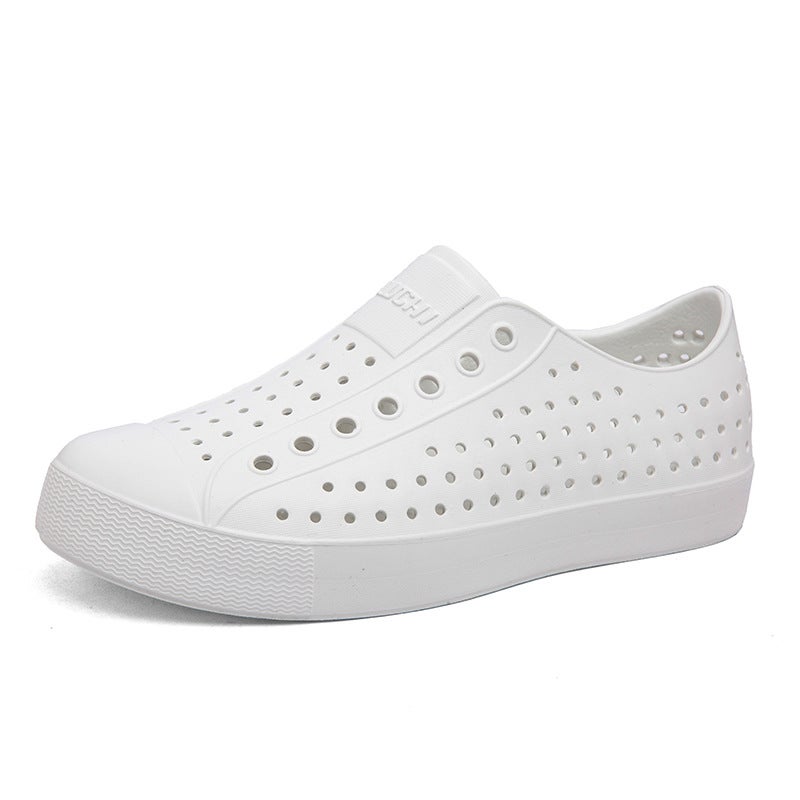 Luchi Men'S Clogs, Closed-Toe Sandals, Water-Resistant Beach Hollow Shoes, Summer Breathable Non-Slip Korean Style - Image 1