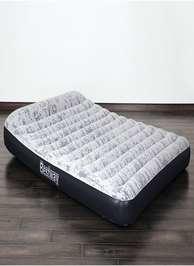بست واي BESTWAY Tritech Airbed Queen Fashion Flock مضخة تيار متردد مدمجة 203 سم × 152 سم × 30 سم 26-67836  - Image 3