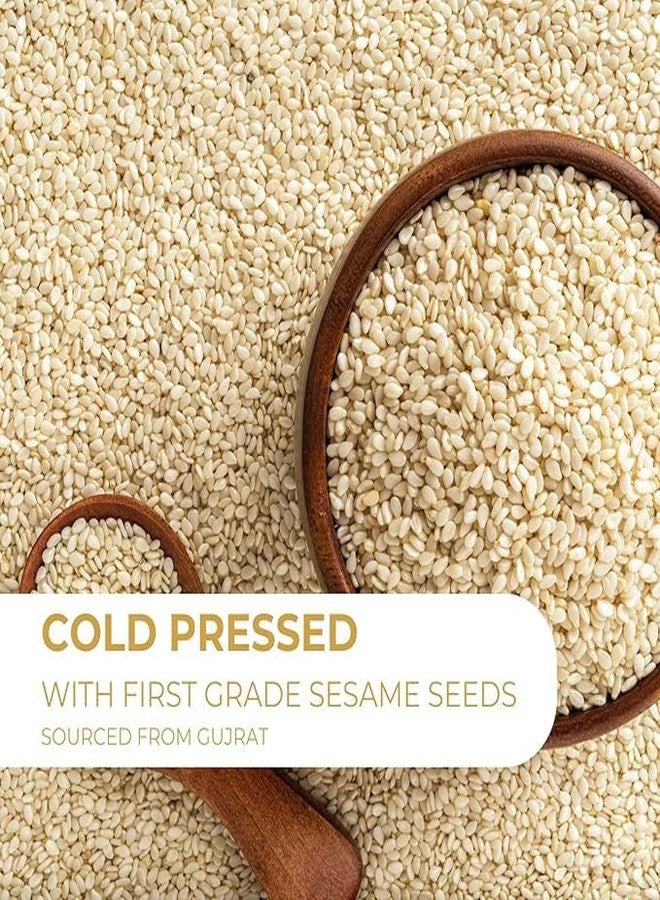 Usables ORGANIC Organic Sesame Oil for Hair | Hair Growth, Hair Fall Control, Dandruff Relief & Moisturizing | 100% Pure & Natural No Mineral Oil or Preservatives (100 ml) - Image 4