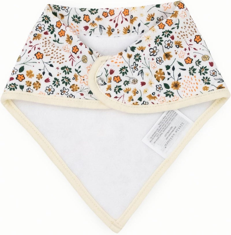 Little Unicorn Cotton Muslin Bandana Bibs 4 Pack - Image 3
