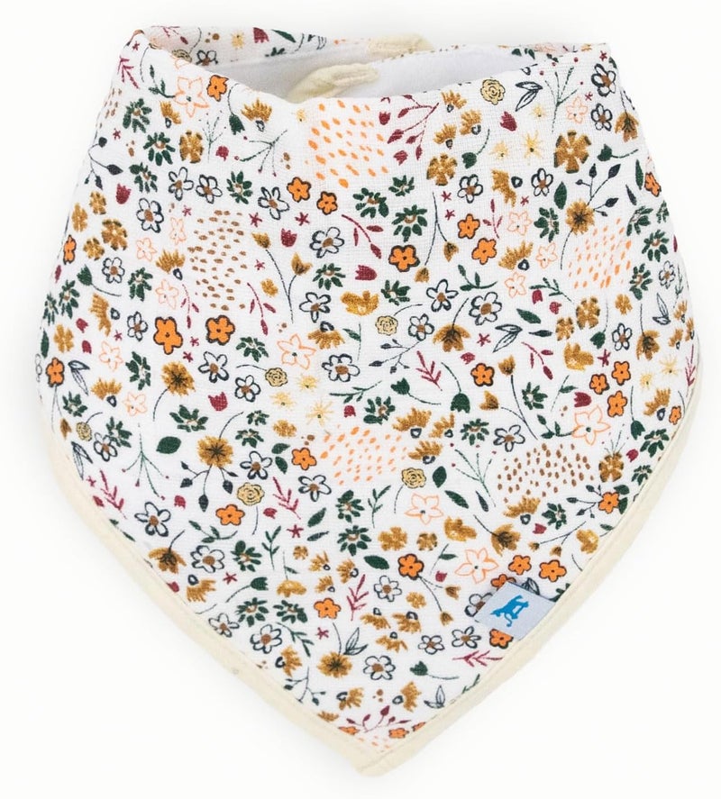 Little Unicorn Cotton Muslin Bandana Bibs 4 Pack - Image 2