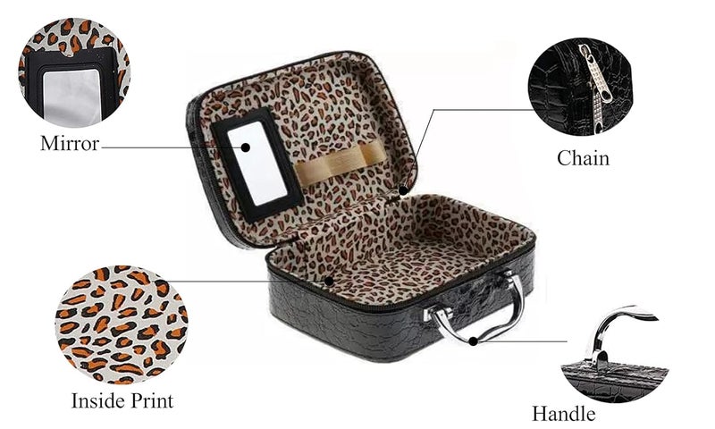CVM ENTERPRISE GlamourGrip Stylish Cosmetic Bag Keep Your Makeup Organized and Accessible - Image 4