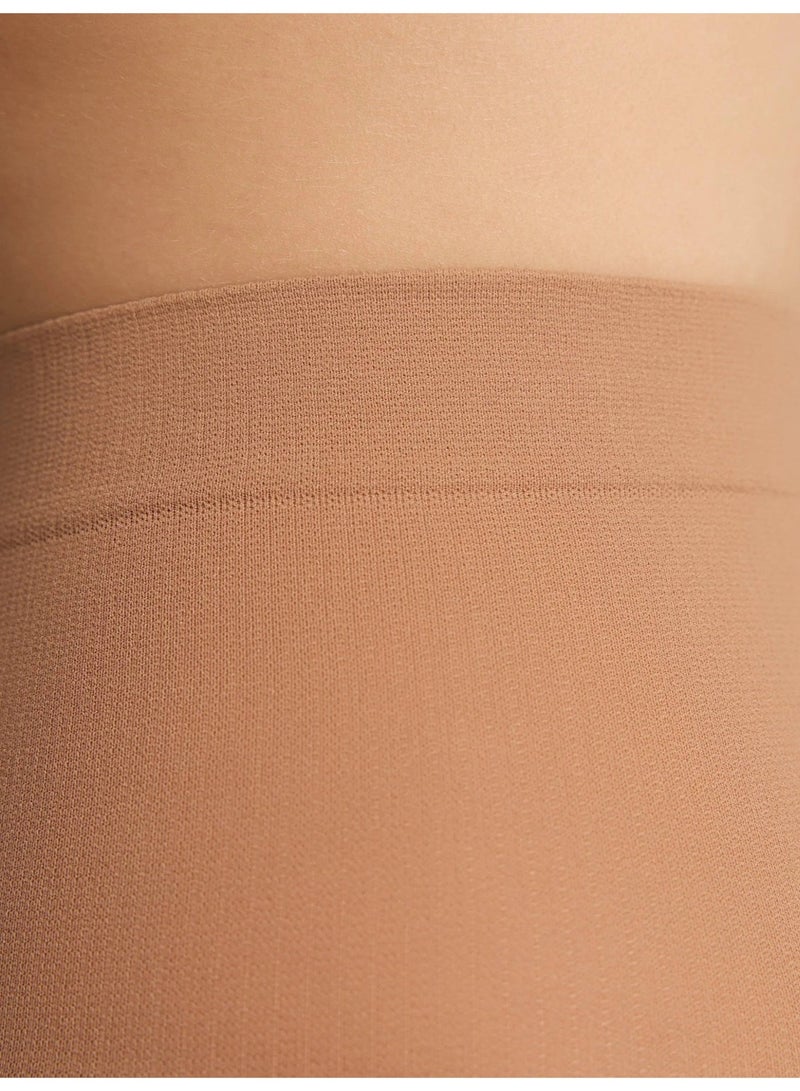 Conte Pack of 2 women's 40-den nylon compression tights beige pantyhose - Image 4