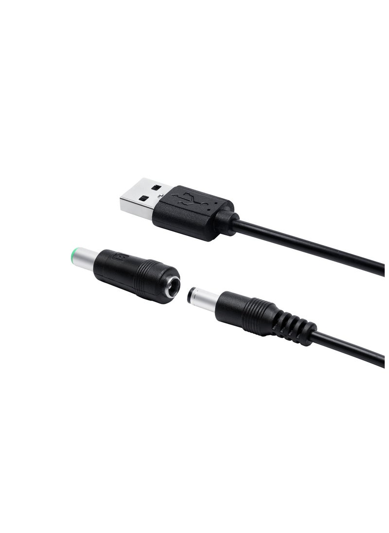 يوك كابل طاقة 8 في 1 من USB إلى DC 5V بموصل قابس 5.5*2.1 مم مع 8 أطراف موصلة لمكبر الصوت ومروحة ومصباح LED  - Image 5