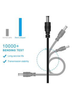 يوك كابل طاقة 8 في 1 من USB إلى DC 5V بموصل قابس 5.5*2.1 مم مع 8 أطراف موصلة لمكبر الصوت ومروحة ومصباح LED  - Image 3