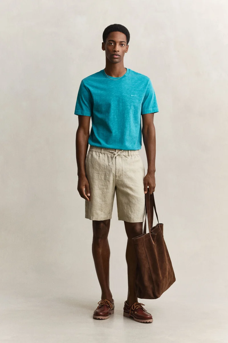 GANT Regular Linen Drawstring Shorts