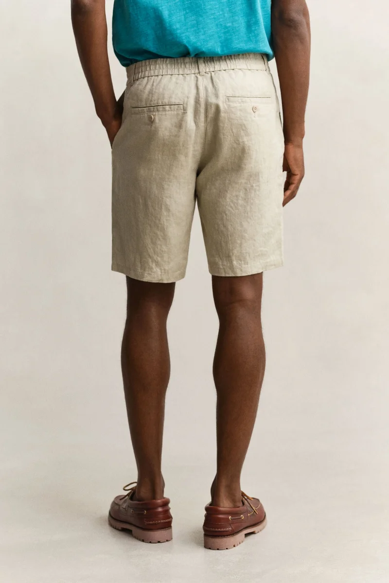 GANT  Regular Linen Drawstring Shorts for Men | Best Price UAE