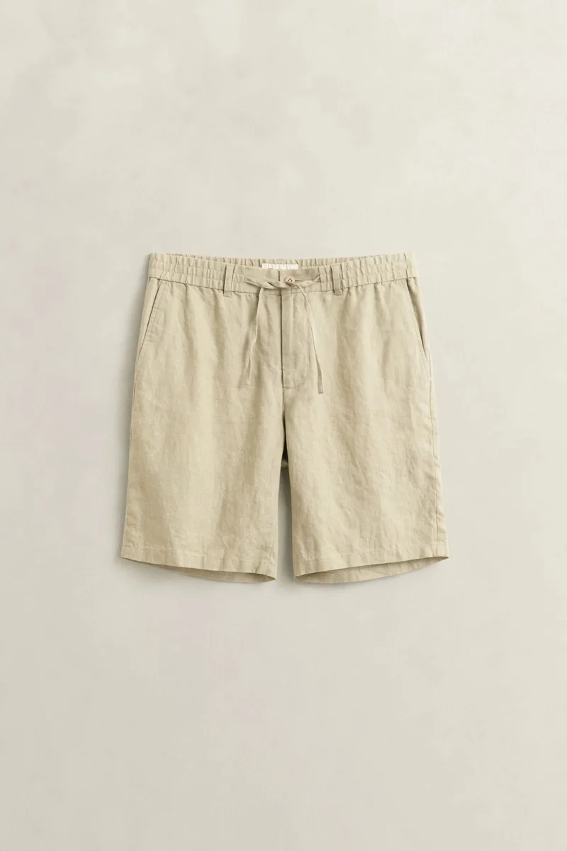 GANT  Regular Linen Drawstring Shorts for Men | Best Price UAE