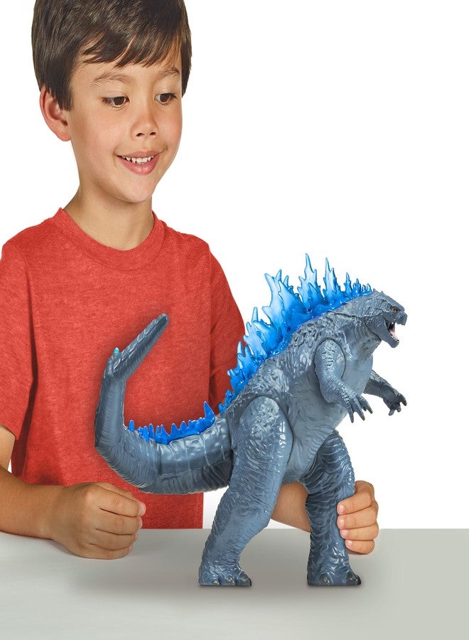 Monsterverse مجسم غودزيلا العملاق الرسمي من سلسلة MonsterVerse King of the Monsters، لعبة مستوحاة من الفيلم بطول 11 بوصة مع ذيل متحرك بعجلة. - Image 4