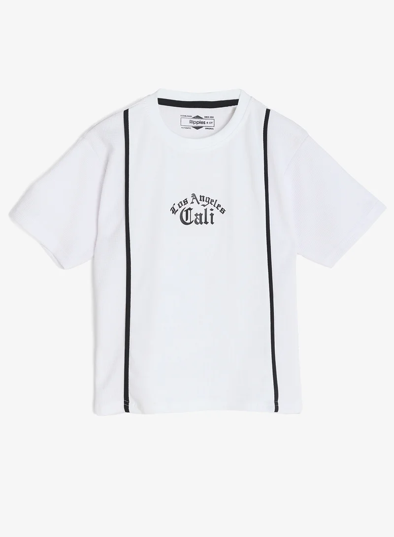Ripples Boys Drop Shoulder Tee & Shorts Set