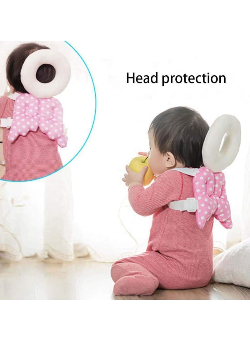 Bingcute Baby Safety Helmet Infant Head Protector Breathable Headguard Adjustable Safety Protective Cap for Toddlers Learn Baby Toddlers Head Protection Pad Baby Toddlers Head Protective - Image 2