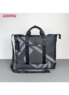 Mens Alpha3 Ballistic Nylon Travel Duffel Bag Reflective jacquard