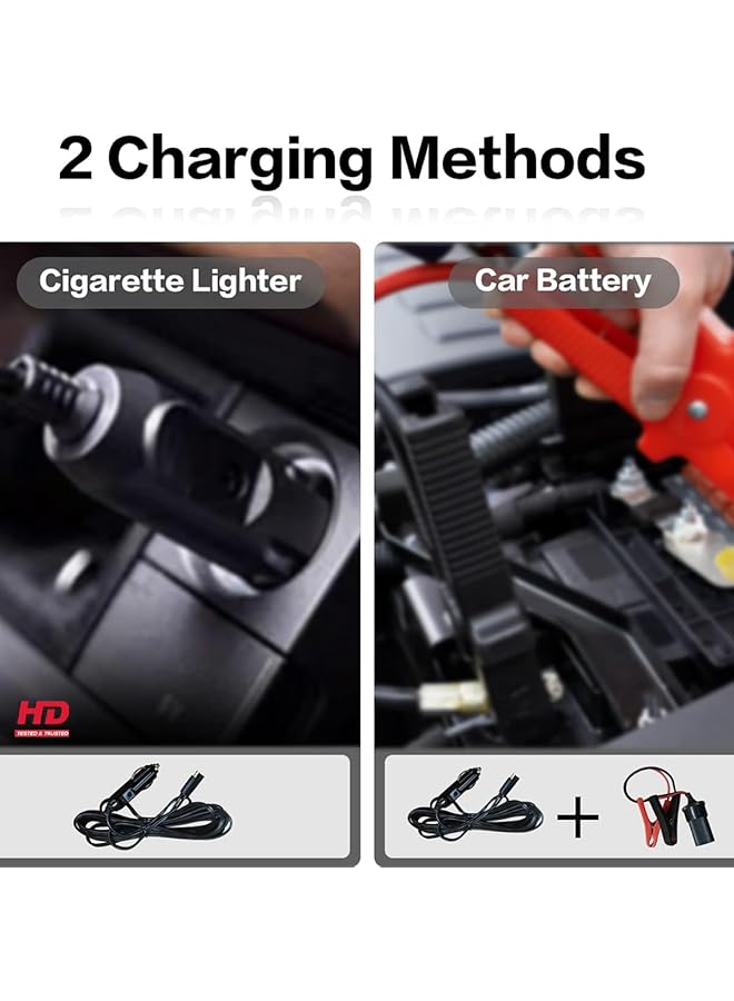 erorex Air Pump And Jack And Flashlight 3 In 1 Zsyt02 9 Accessories Included 5 Ton Lifting Weight Up To 450Mm Height - Image 4