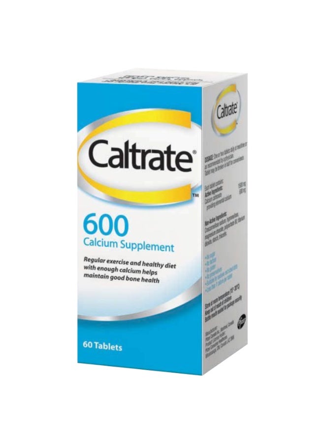 Caltrate 600mg Tablets, Pack of 60's