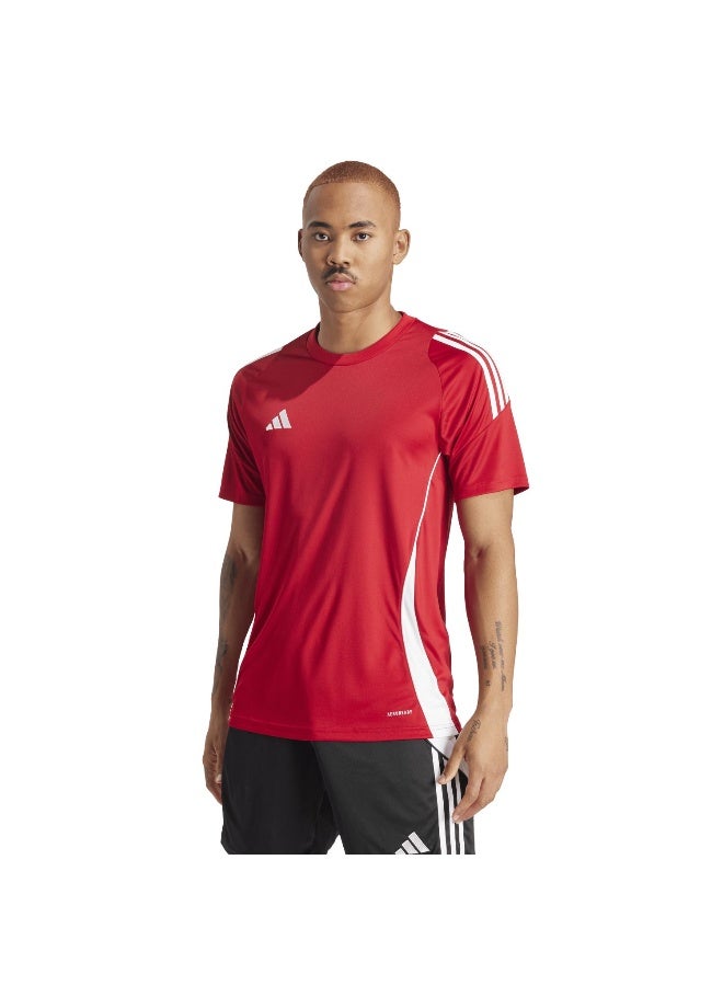 Adidas Tiro24 Jsy Red Football Jerseys For Men XS - Image 4