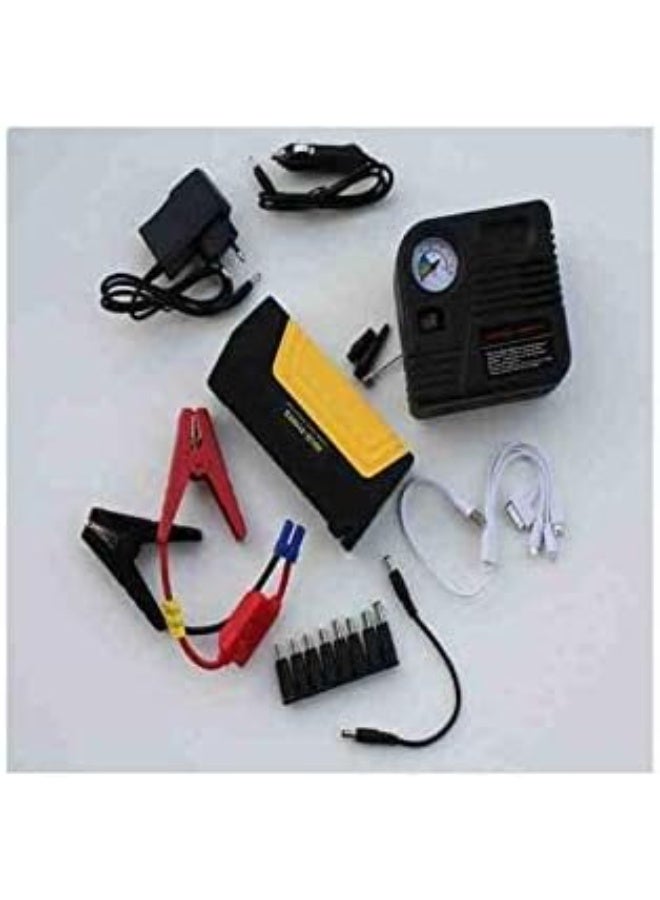 Car Jump Starter with Compressor – Emergency Battery Booster and Tire Inflator for Vehicles - Image 1