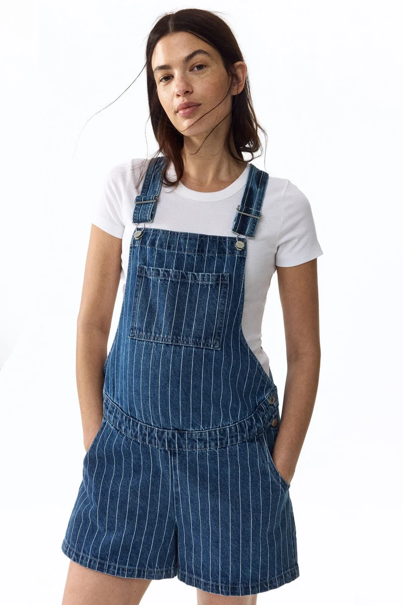 MAMA Dungaree shorts