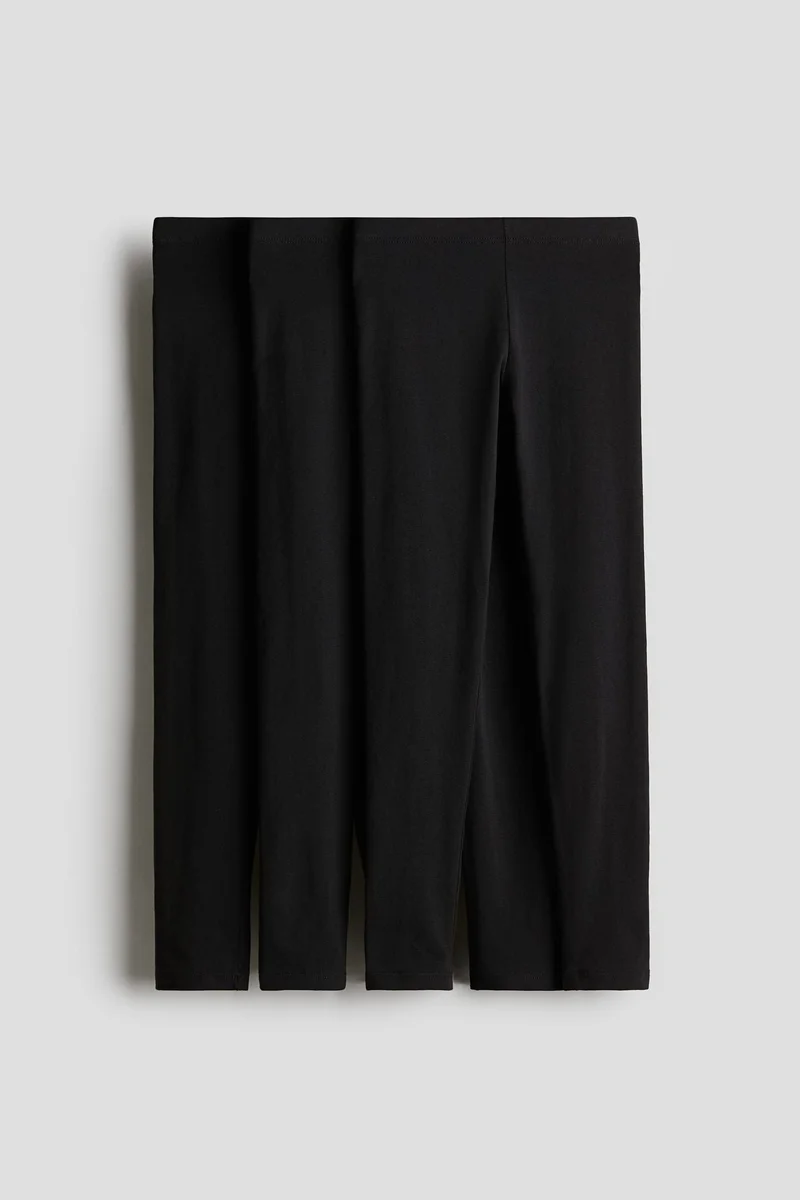 H&M 3-pack cotton leggings
