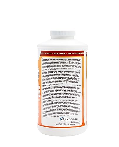 Dicor RP-CRP-Q EPDM Rubber Roof Coating System - 1 Quart Roof Cleaner/Activator - Image 2
