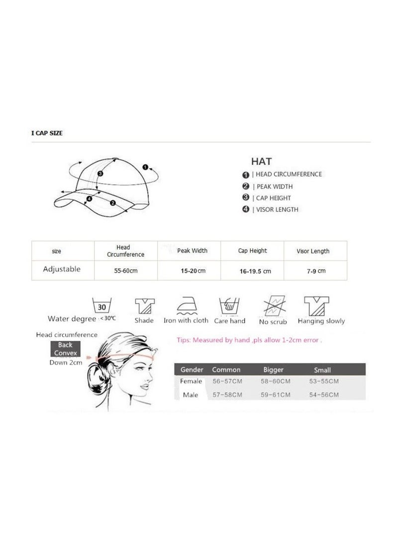Flag baseball cap hat - Adjustable sun hat - Suitable for both men and women - Image 2