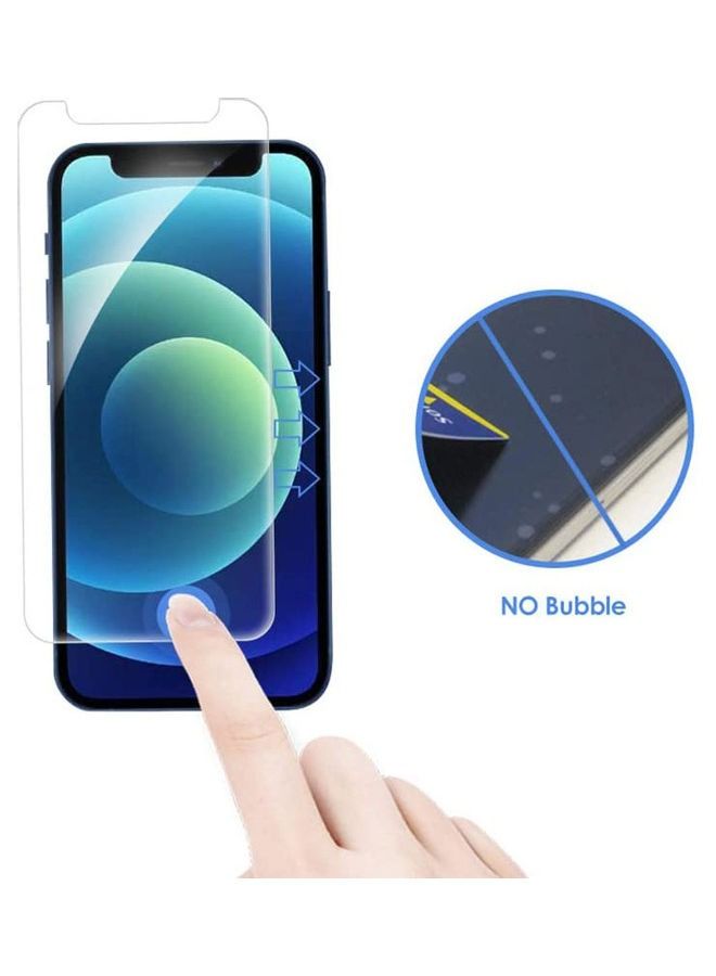 BORTONY Tempered Glass Screen Protector For Apple iPhone 12 Mini Clear - Image 5
