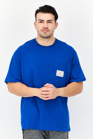 Men Sportswear Fit Short Sleeves Basketball T-Shirt, Blue - pzsku/Z8D5A84CCF153022E066CZ/45/1747056914/81456d68-1759-455a-95c0-9f17bafa00c4
